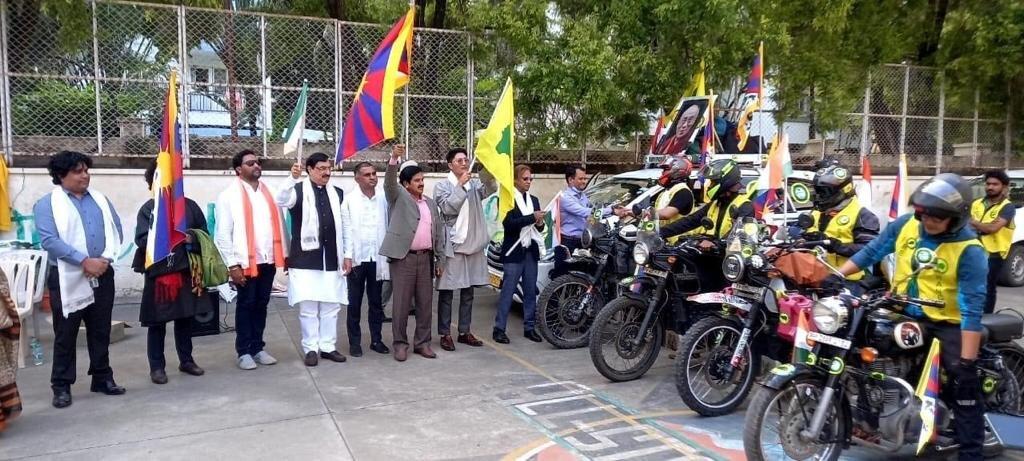 RTYC Delhi flags off Bike Rally from Bangalore to Delhi as to Boycott Winter Olympics in Beijing